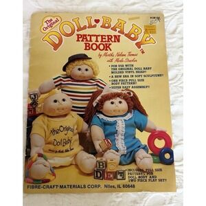 The Original Doll-Baby Pattern Book  Patterns For Doll Body Fibre Craft 1984